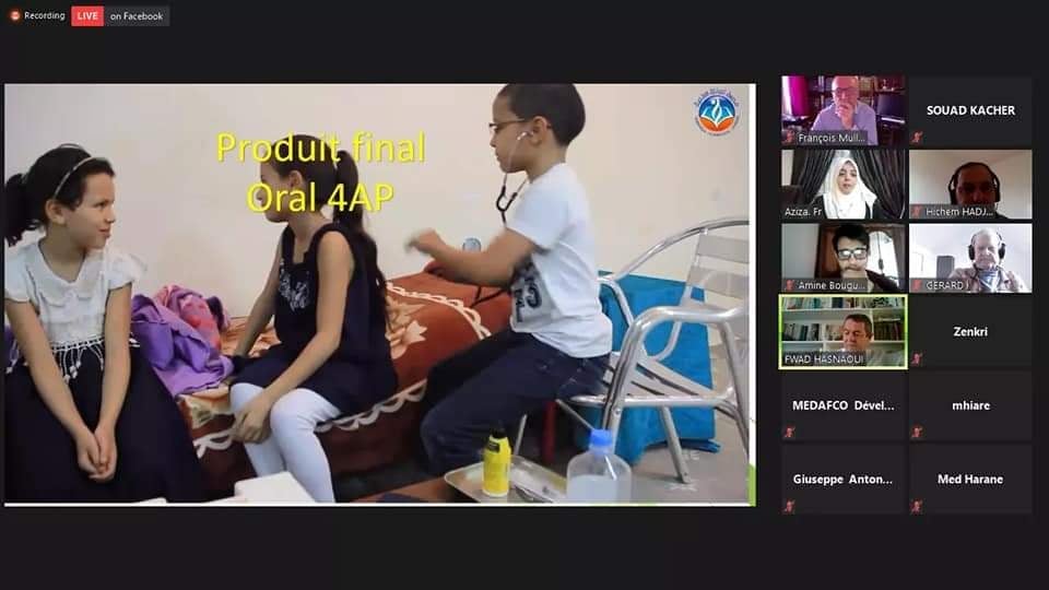 La participation de Mme MERABET Aziza en tant que speaker au Webinaire International ALINOV "L'éducation comme levier de la paix et du développement durable