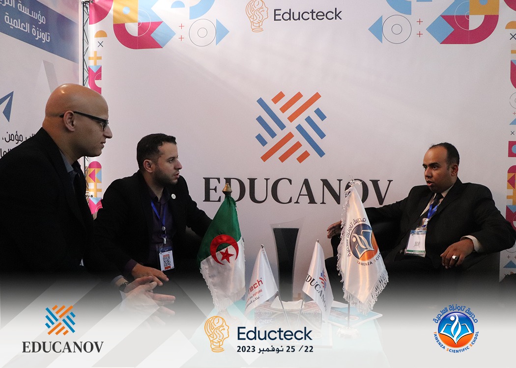 ✨ مؤسسة EDUCANOV للابتكار في التعليم و مدرسة_تاونز العلمية تشاركان بجناح مشترك في معرض التعليم وتكنولوجيات المعرفة Educteck بالجزائر العاصمة ✨