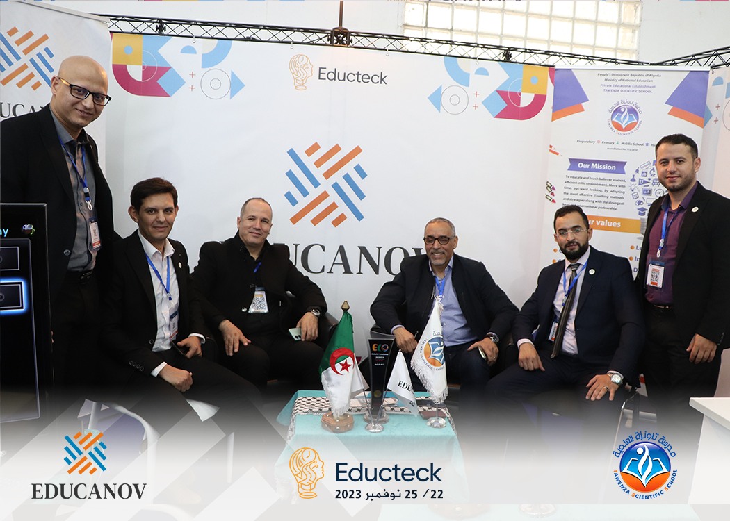 ✨ مؤسسة EDUCANOV للابتكار في التعليم و مدرسة_تاونز العلمية تشاركان بجناح مشترك في معرض التعليم وتكنولوجيات المعرفة Educteck بالجزائر العاصمة ✨