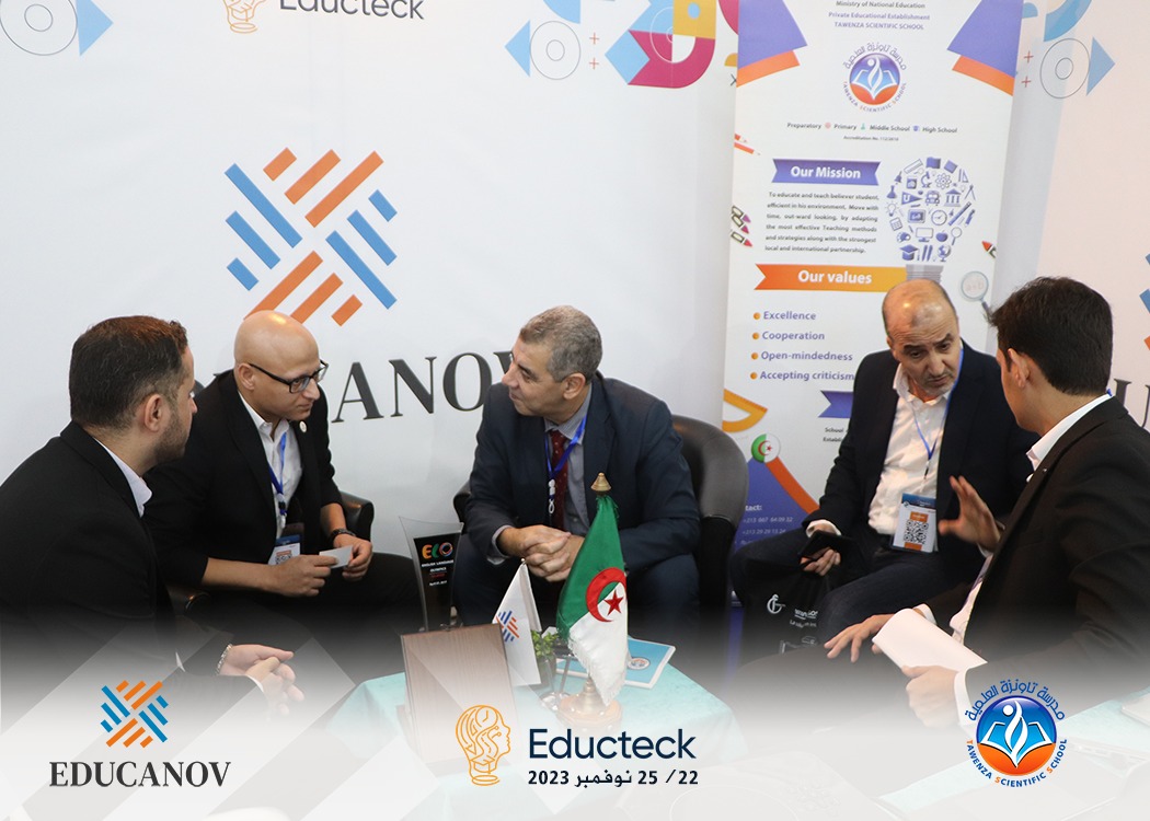 ✨ مؤسسة EDUCANOV للابتكار في التعليم و مدرسة_تاونز العلمية تشاركان بجناح مشترك في معرض التعليم وتكنولوجيات المعرفة Educteck بالجزائر العاصمة ✨