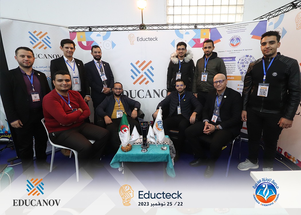 ✨ مؤسسة EDUCANOV للابتكار في التعليم و مدرسة_تاونز العلمية تشاركان بجناح مشترك في معرض التعليم وتكنولوجيات المعرفة Educteck بالجزائر العاصمة ✨