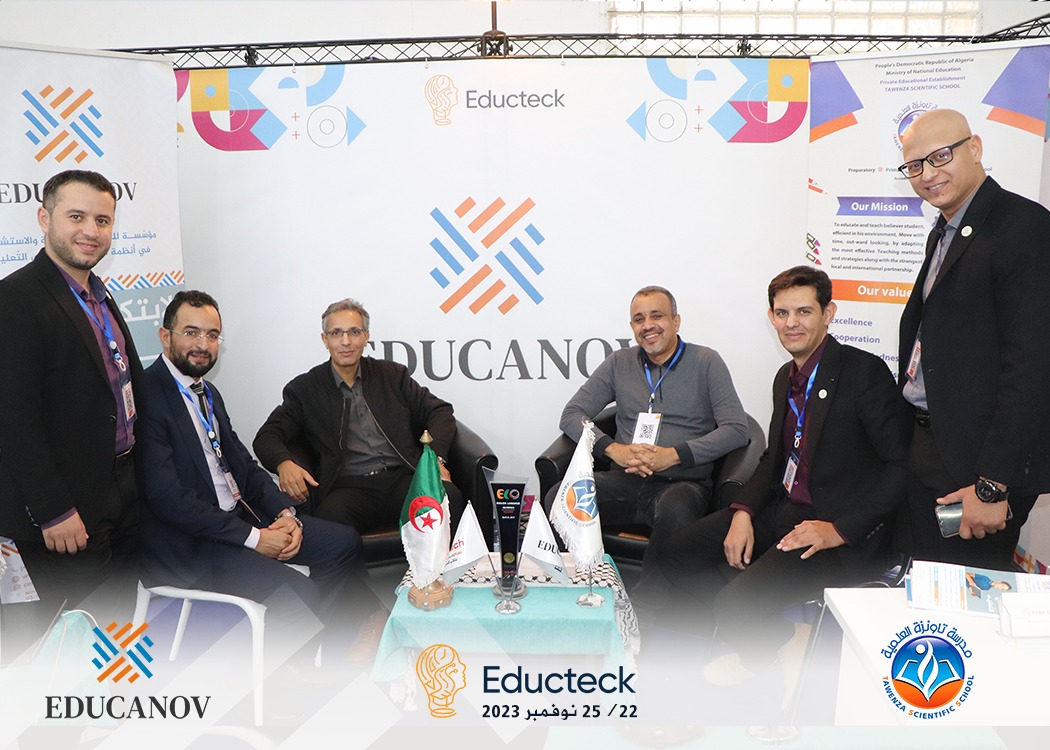 ✨ مؤسسة EDUCANOV للابتكار في التعليم و مدرسة_تاونز العلمية تشاركان بجناح مشترك في معرض التعليم وتكنولوجيات المعرفة Educteck بالجزائر العاصمة ✨