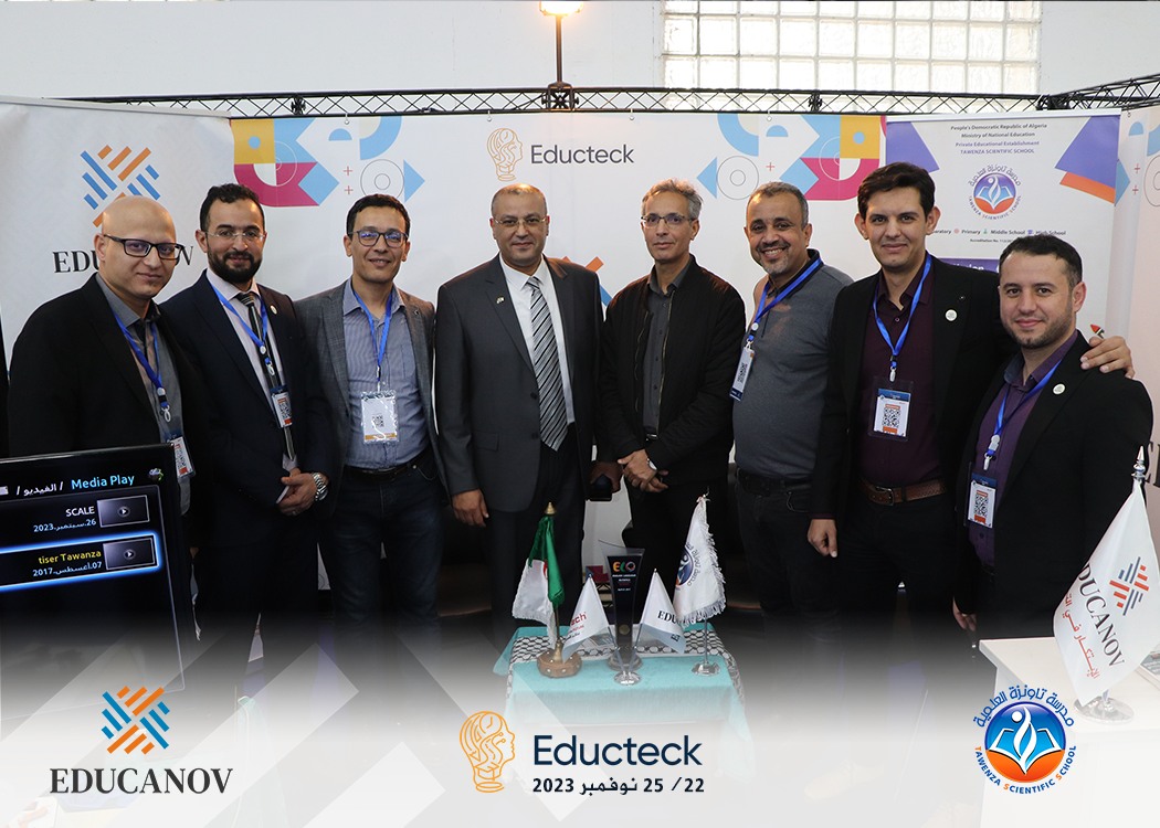 ✨ مؤسسة EDUCANOV للابتكار في التعليم و مدرسة_تاونز العلمية تشاركان بجناح مشترك في معرض التعليم وتكنولوجيات المعرفة Educteck بالجزائر العاصمة ✨