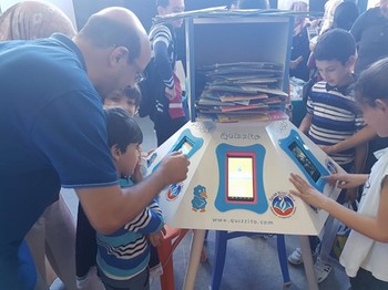 ورشة تفاعلية حول : "  تحبيب المطالعة والقراءة  للأبناء من خلال  تطبيق  كويزيتو  "