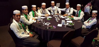 تتويج فريق مدرسة تاونزة في فعاليات حفل ختام الملتقى بكوريا.